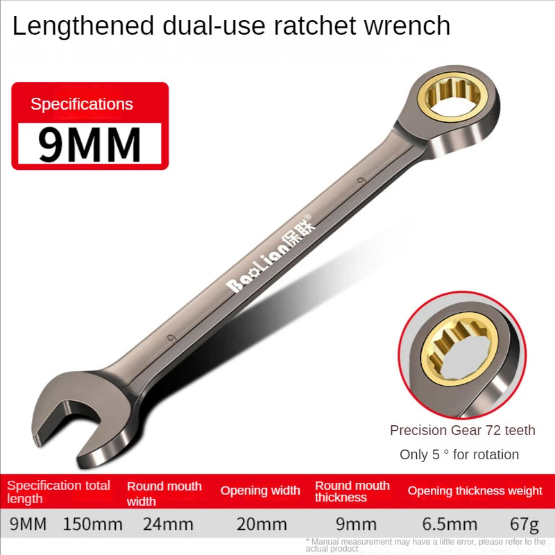 Universal Torx Wrench Adjustable Torque 6-11mm Ratchet Spanner for Bicycle Motorcycle Car Repair Tools Mechanical Tool