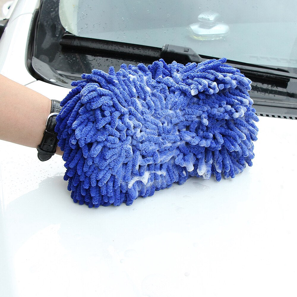 Universal Car Washing Sponge Handheld Cleaning Brush Microfiber Grooming Tool For Home Auto Motorcycle Accessories