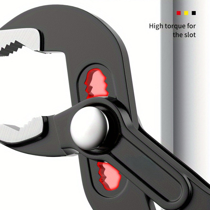 Industrial Grade Chrome Vanadium Steel All-in-One Multifunctional Tool, Combination Pliers, Pump Pliers, and Wrench, Heavy-Duty Grip Hand Tools