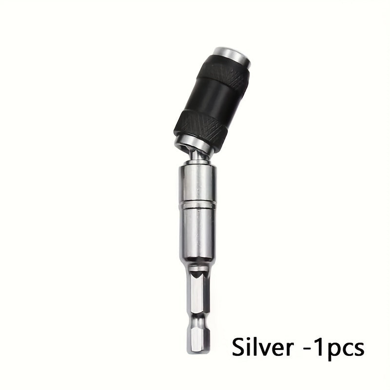 [1pc Magnetic Drill Bit Extension] 1pc 1/4" Hex Magnetic Ring Screwdriver Bits Drill Hand Tools Drill Bit Extension Rod Quick Change Holder Power Drill Socket Adapter Set-Professional Versatile 360° Hex Shank Extension Socke