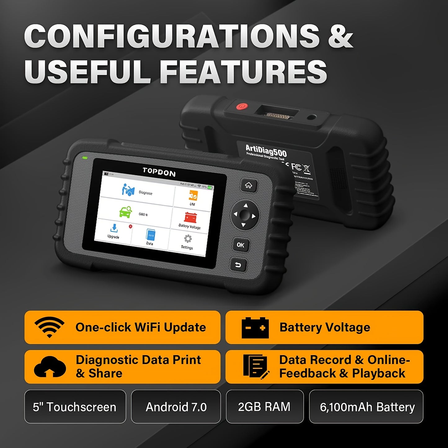 Car Diagnostic Tool Auto OBD2 Scanner Code Reader SRS ABS PCM TCM OBD2 Diagnostic Tools VS AD600 AD600S, OBD2 Scanner Engine ABS SRS SAS AT TPMS EPB Diagnostic Tool