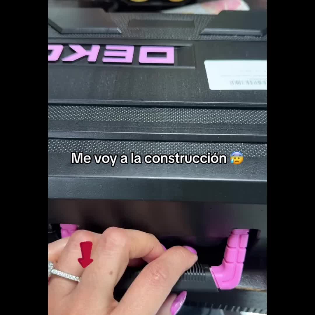 119/151PCS Power Tool Box Set With 8V/12V Cordless Drill / Driver, Hammer, Wrench, Screwdriver and Utility Knife | All in One Hand Tools kit | Household Tool Set | Electric Drill Tool Kit | for Garden, DIY, Home Repairs | Gif