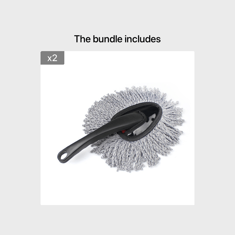 Car Dust Removal Small Duster Wipe Car Soft Brush Cleaning Brush Mini Bristle Brush Dust Removal Brush Nanofiber Car Interior