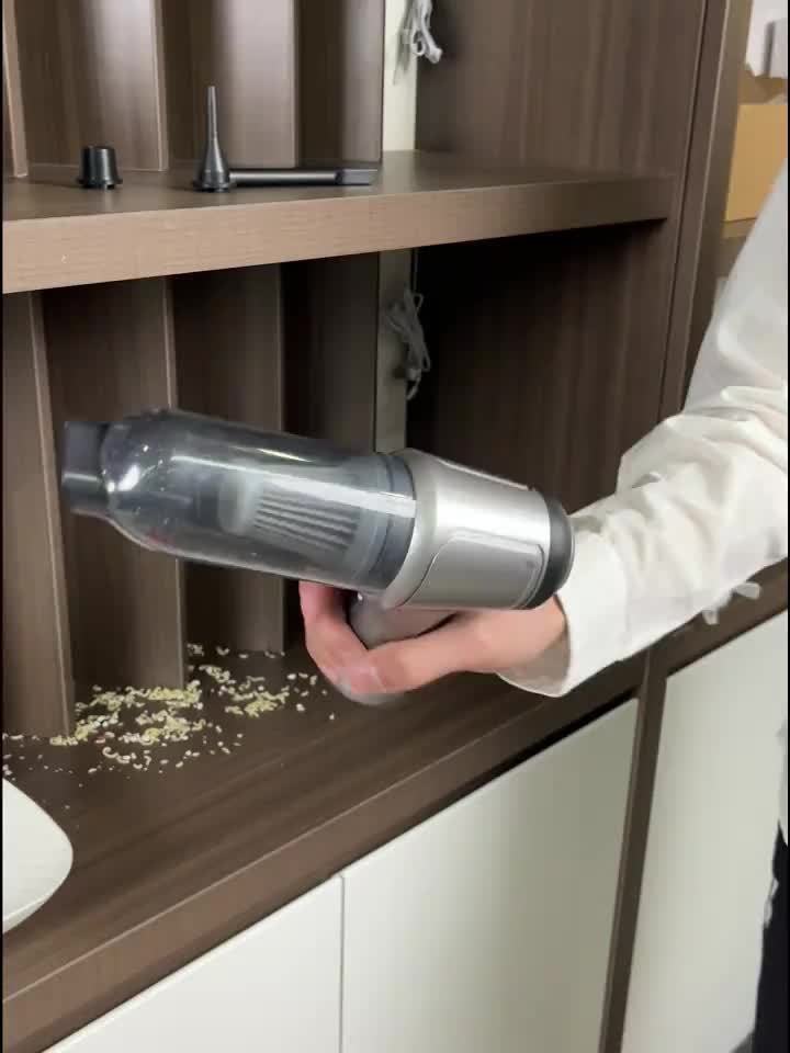 Car Vacuum Cleaner, Wireless High Suction Handheld Cleaning Machine, Household Appliance, Automotive Accessories, Robot Vacuum Cleaner