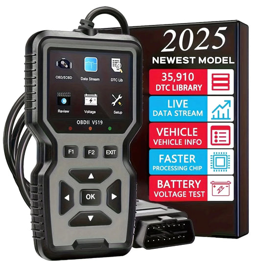 Obd2 Diagnostic Tool-Code Reader,Supports Real-Time Data Stream,No Battery Required,Compatible with Vehicles1996(Obdii/Eobd)