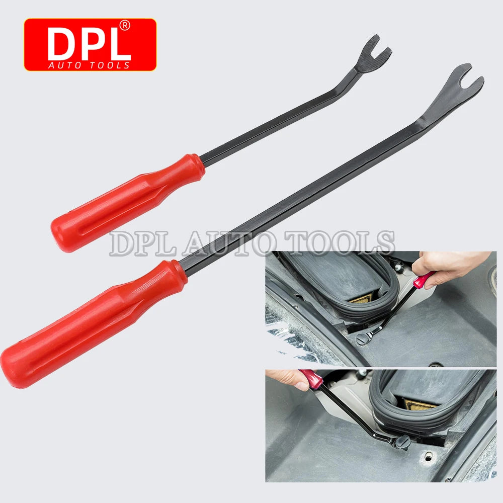 19Pcs Car Door Trim Panel Removal Install Tool Kit Molding Pry Interior Clip Set