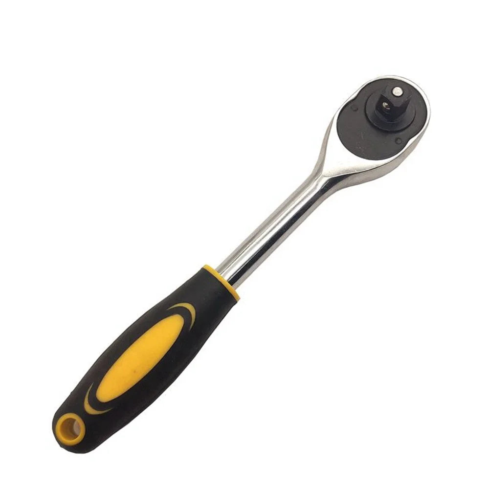 1/4" 3/8" 1/2" High Torque Ratchet Wrench Krachtige for Socket Quick Release Square Head Spanner Drive Hand Tools (1Pcs)