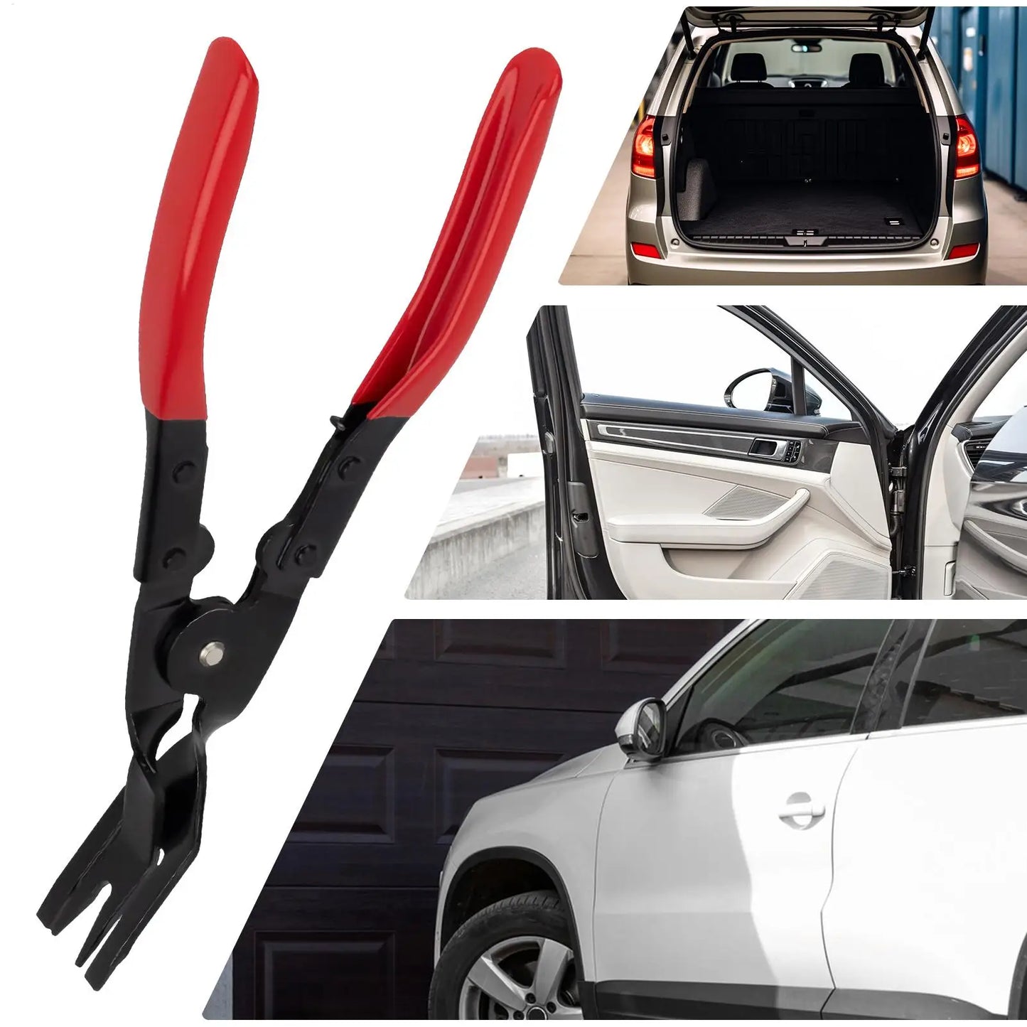 Car Trim Clip Removal Pliers Car Interior Clip Fastener Panel Pliers Ergonomic Tools Multifunctional Puller for Maintenance