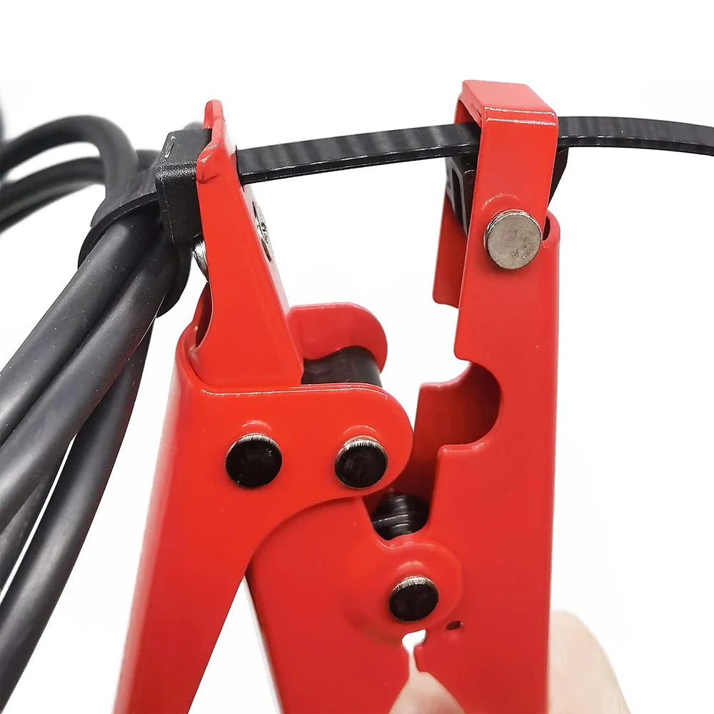 Width 2.4-9mm Zip Tie Tool and Tensioning and Cutting Tool for Plastic or Nylon Cable Tie Zip Tie Pliers with Adjustable Tension