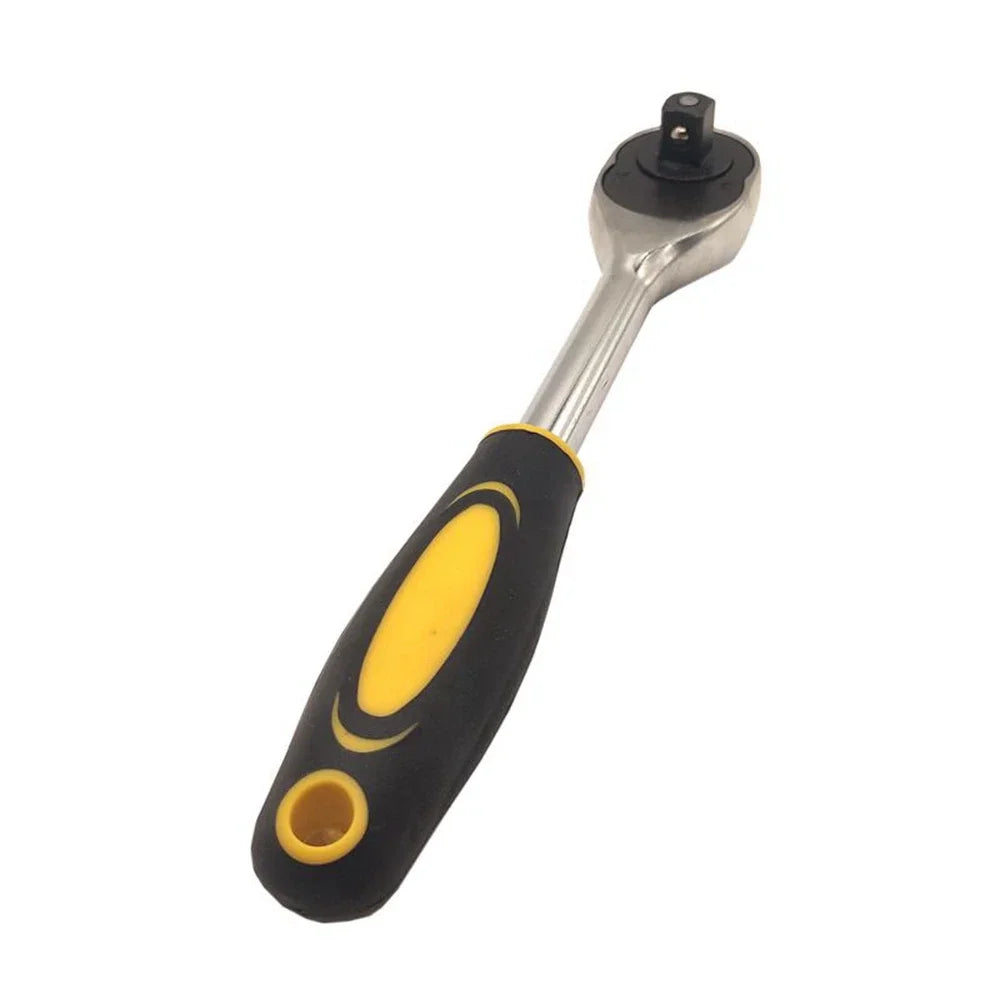 1/4" 3/8" 1/2" High Torque Ratchet Wrench Krachtige for Socket Quick Release Square Head Spanner Drive Hand Tools (1Pcs)