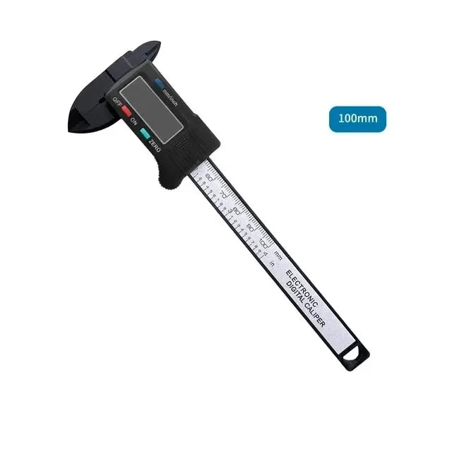 150mm 100mm Digital Caliper Carbon Fiber Dial Vernier Caliper Gauge Micrometer Measuring Tool Digital Ruler