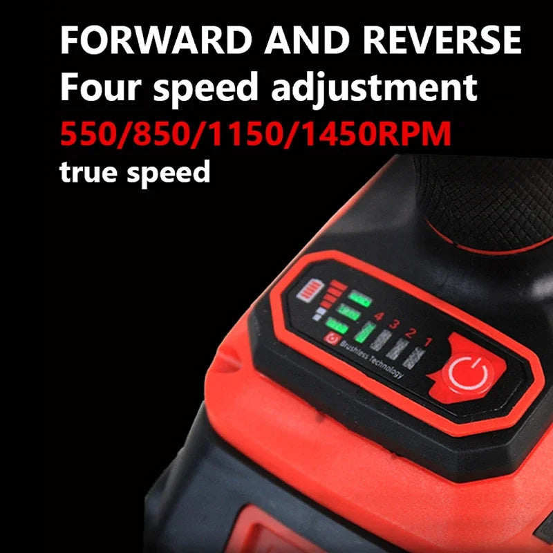 Electric Goddess 220N.  M  Impact Driver Electric Driver Brushless battery screwdrivers High Torque  For Makita 18V Battery Pin