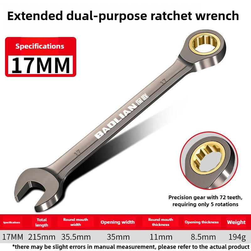 Universal Torx Wrench Adjustable Torque 6-11mm Ratchet Spanner for Bicycle Motorcycle Car Repair Tools Mechanical Tool