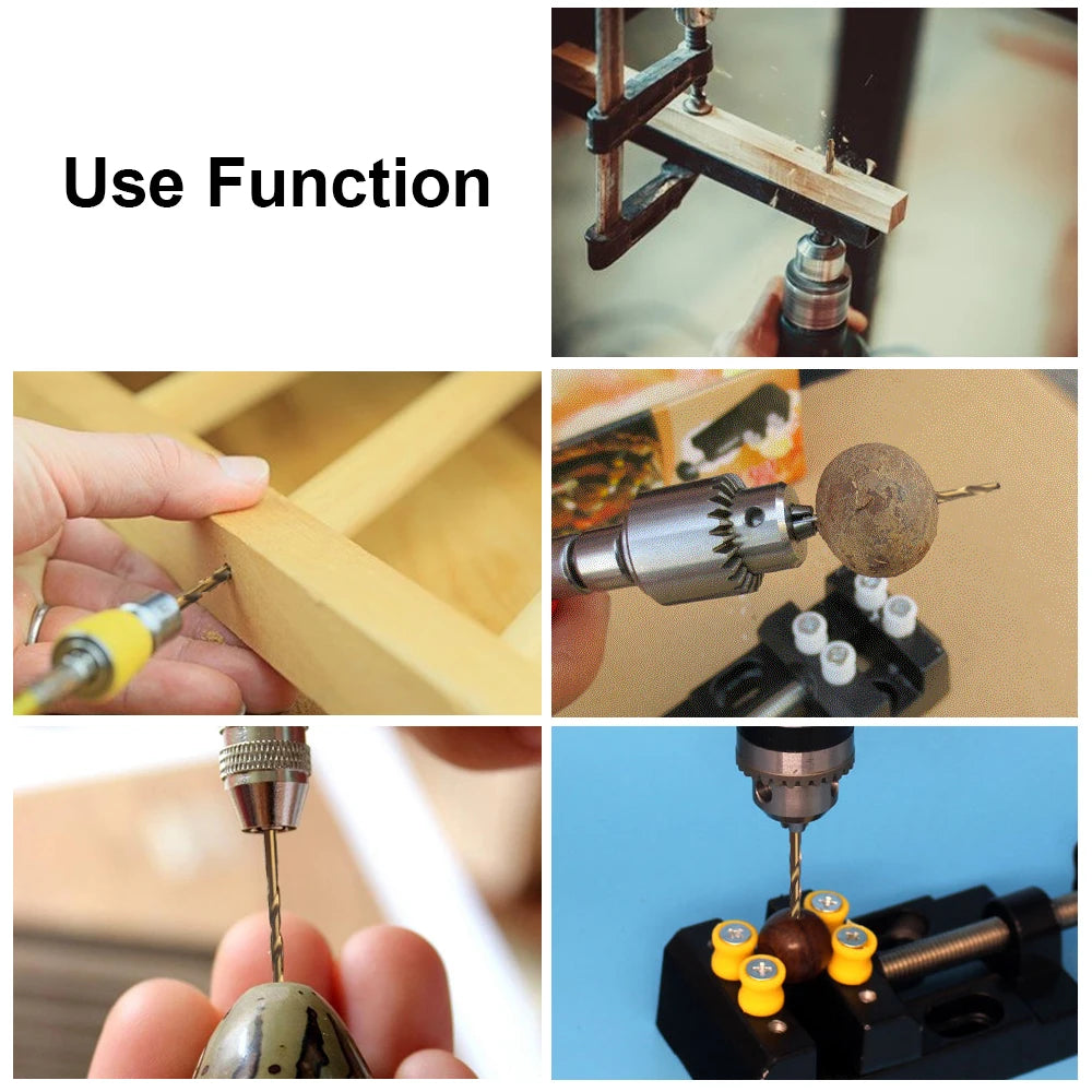 KUNLIYAOI  100pcs Titanium Coated  Set HSS Mini Extractor Bit 1/1.5/2/2.5/3mm For Metal Wood Aluminum Drilling Tools