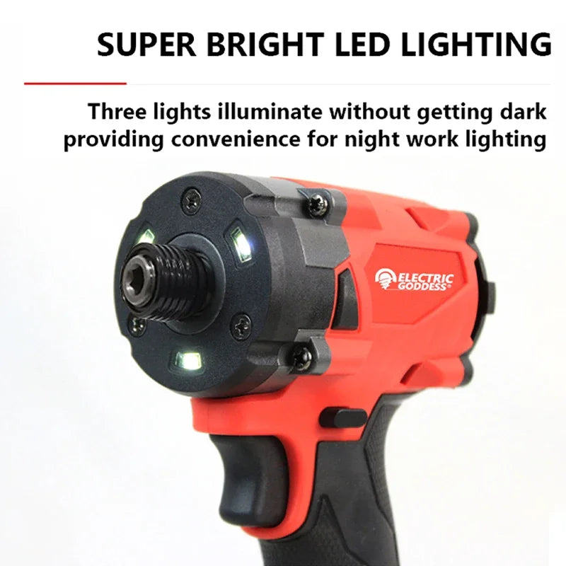 Electric Goddess 220N.  M  Impact Driver Electric Driver Brushless battery screwdrivers High Torque  For Makita 18V Battery Pin