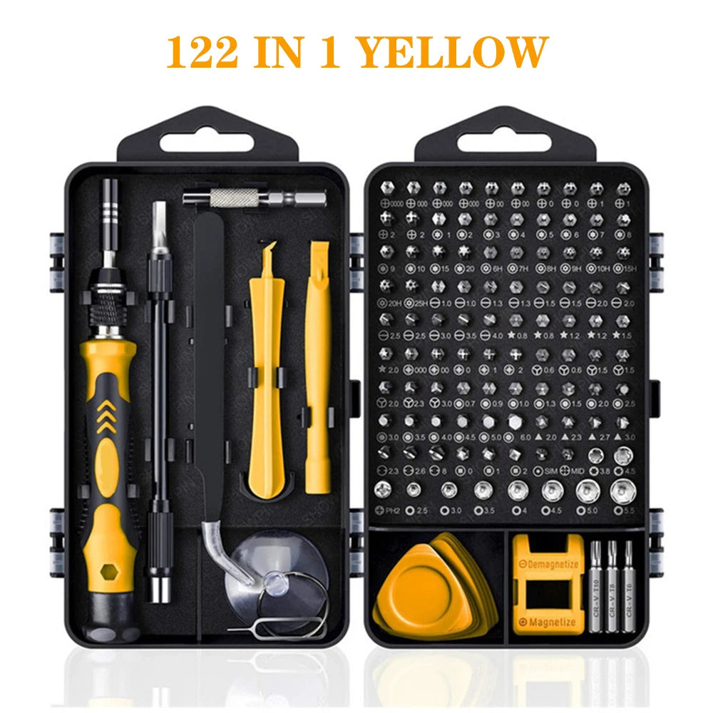Screwdriver Set Precision Magnetic Screw Driver Bits Torx Hex Bit Handle Mobile Phone Repair Screwdrive Kit Hand Tools