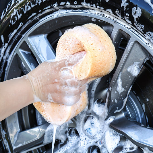 Extra Large Car Wash Sponge - Super Absorbent, Gentle on Paint, Ideal for Cleaning & Decontamination